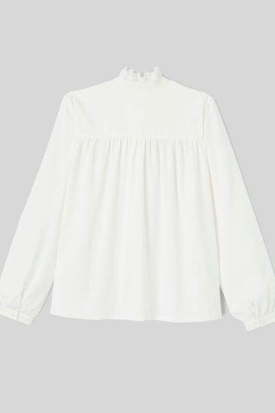 Blouse velours c&ocirc;tel&eacute;