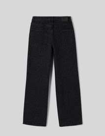 Jean baggy l&eacute;opard