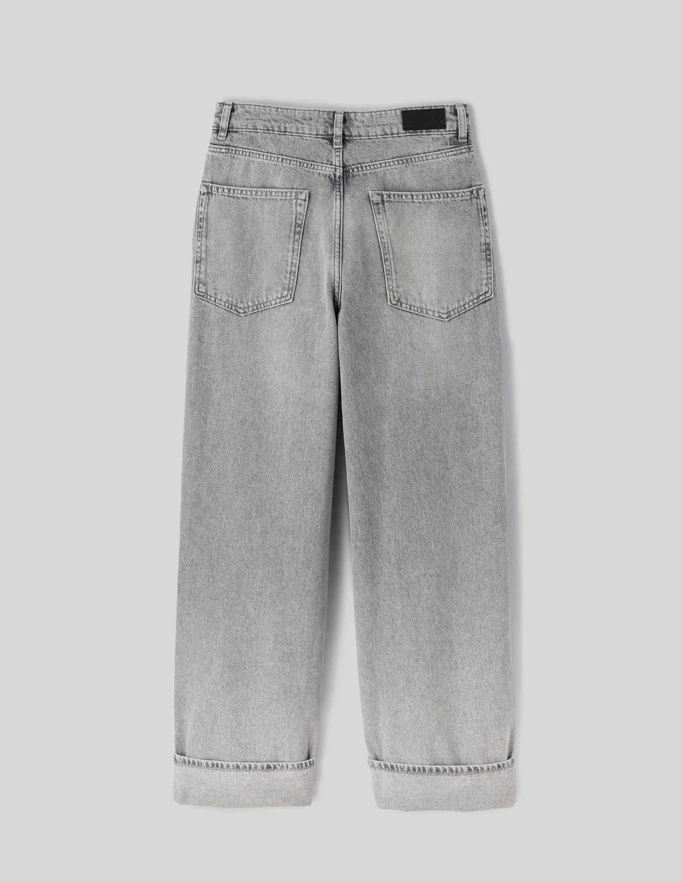 Jean baggy à revers