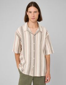 Chemise manches courtes ray&eacute;e
