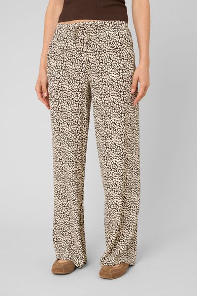 Pantalon imprim&eacute; taille &eacute;lastiqu&eacute;e