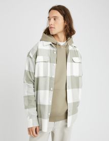 Chemise flanelle &agrave; carreaux