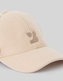 Casquette en laine broderie