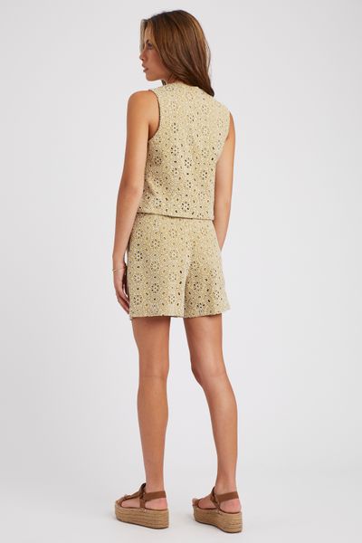 Short broderie anglaise