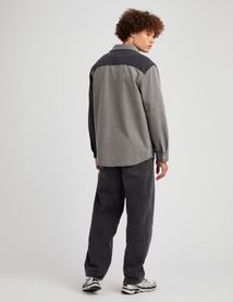 Surchemise en jean patch