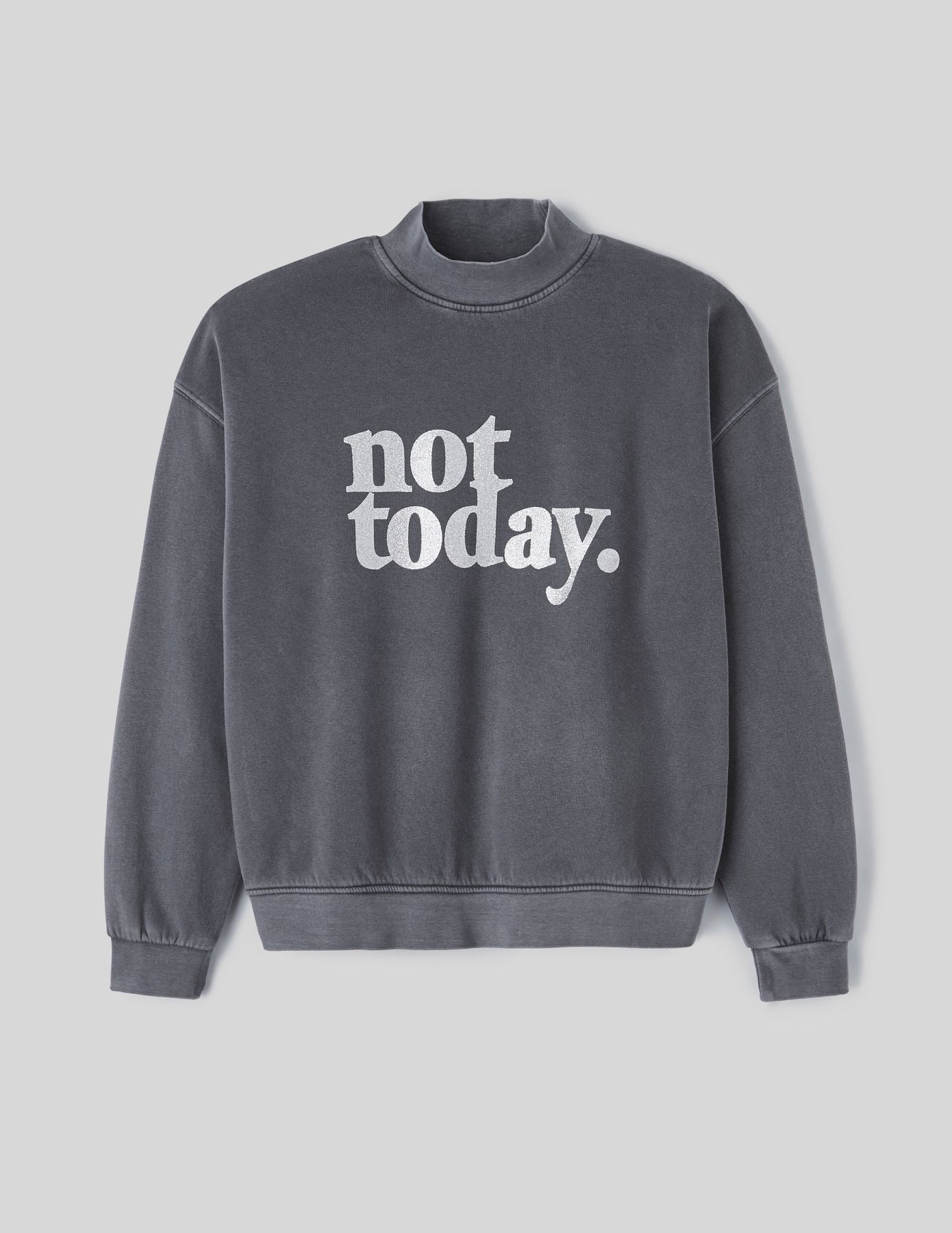 Sweat col montant pailleté