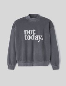 Sweat col montant pailleté