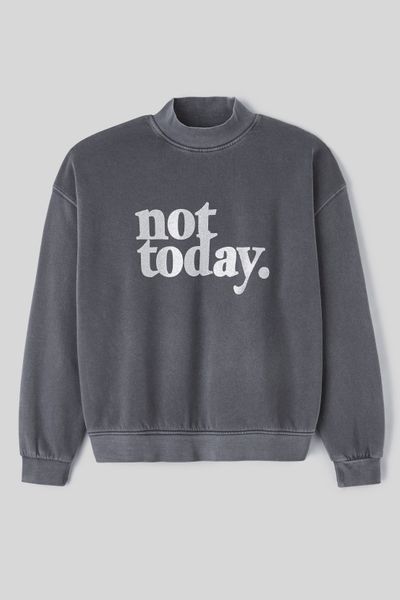 Sweat col montant pailleté