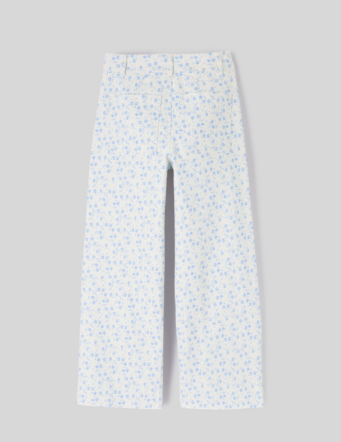 Pantalon wide leg imprimé