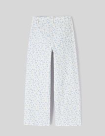Pantalon wide leg imprimé