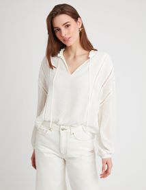 Blouse en plumetis