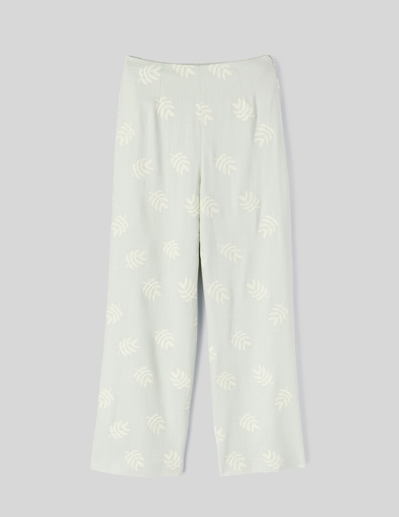 Pantalon fluide brodé