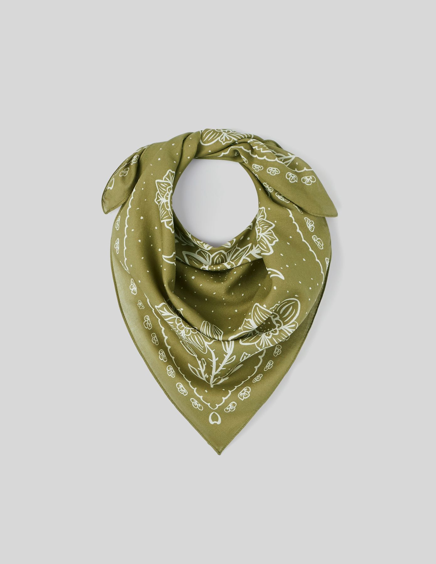 Foulard coton imprimé