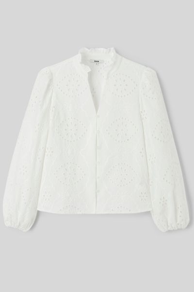 Blouse en broderie anglaise
