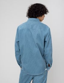 Chemise droite en velours