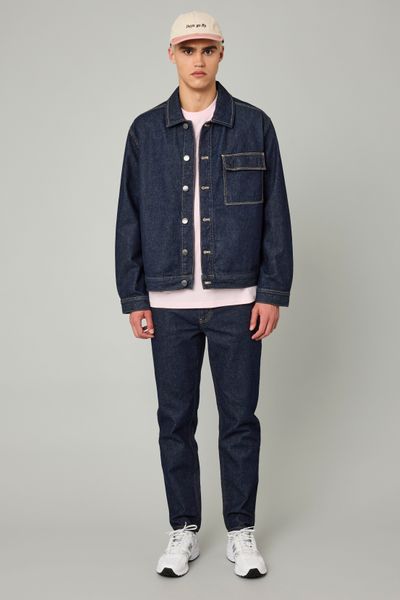Veste trucker en jean