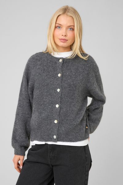 Gilet boutonn&eacute; col rond