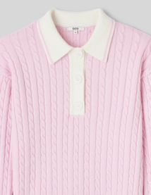 Pull col polo fantaisie
