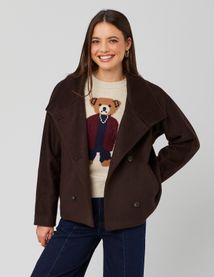 Lainage court col montant