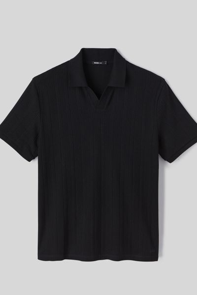 Polo maille fantaisie