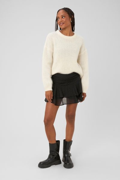 Pull col rond premium