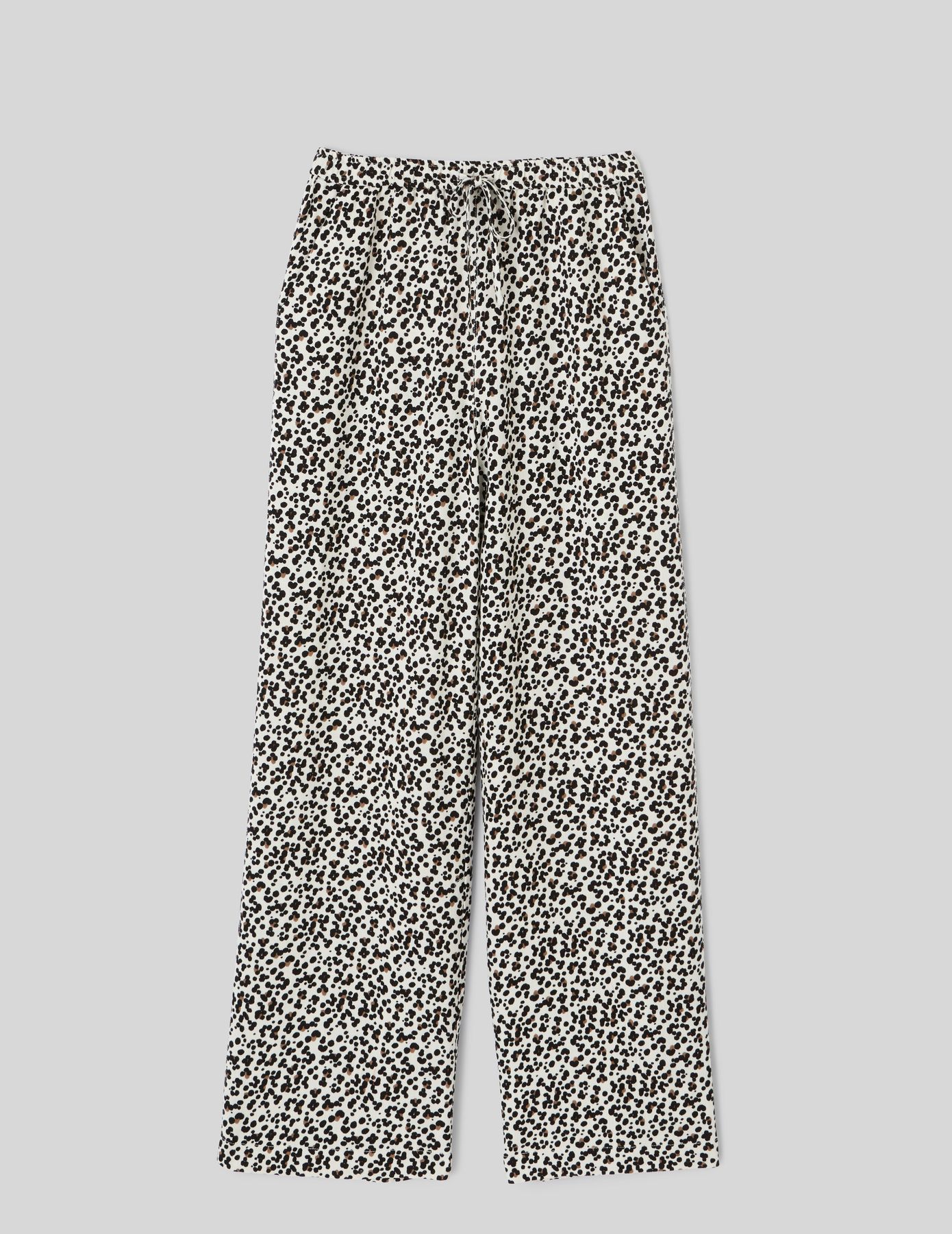 Pantalon fluide droit imprimé