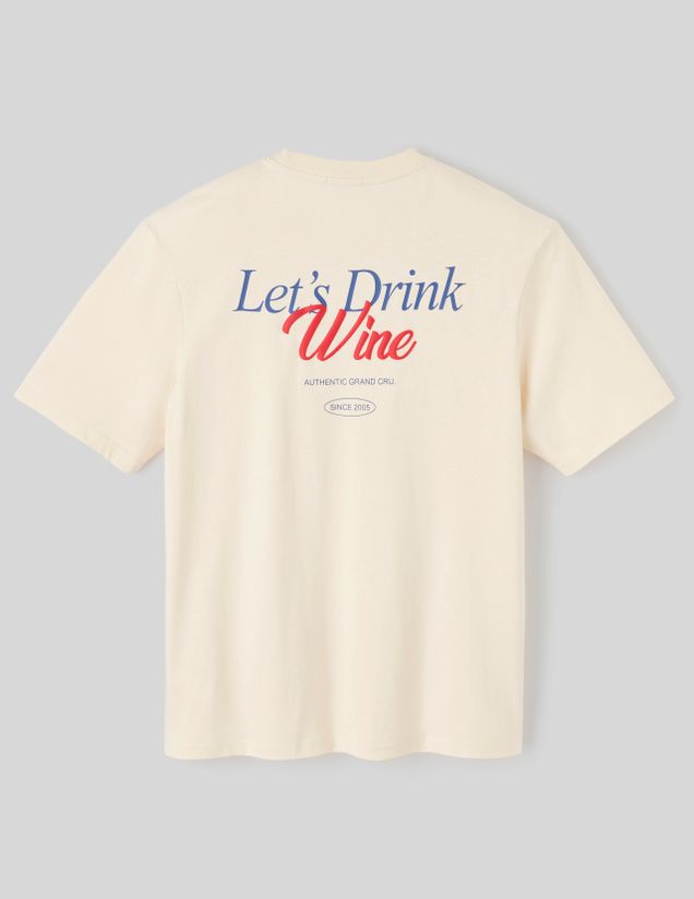 T-shirt imprimé devant dos