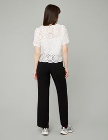 Blouse en broderie anglaise
