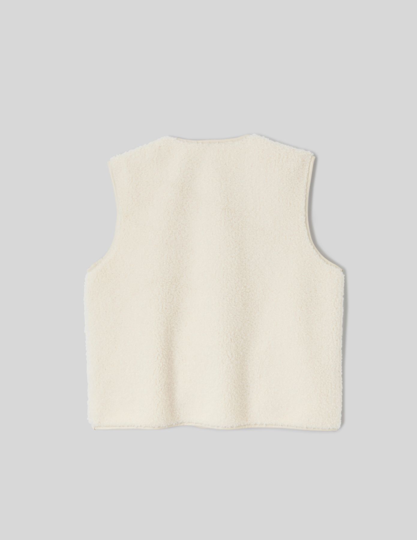 Gilet sans manches sherpa