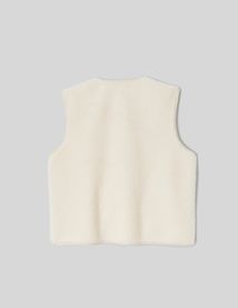 Gilet sans manches sherpa