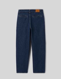 Loose jean ample &agrave; plis