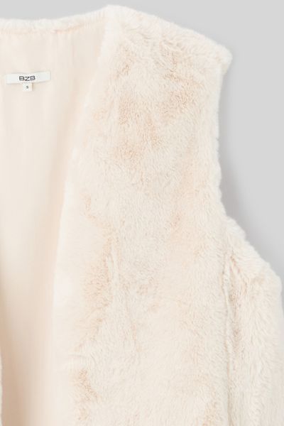 Veste imitation fourrure sans manches