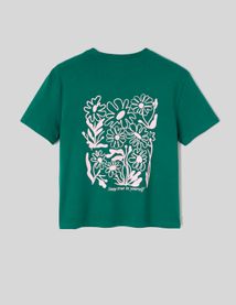 T-shirt imprim&eacute; devant / dos