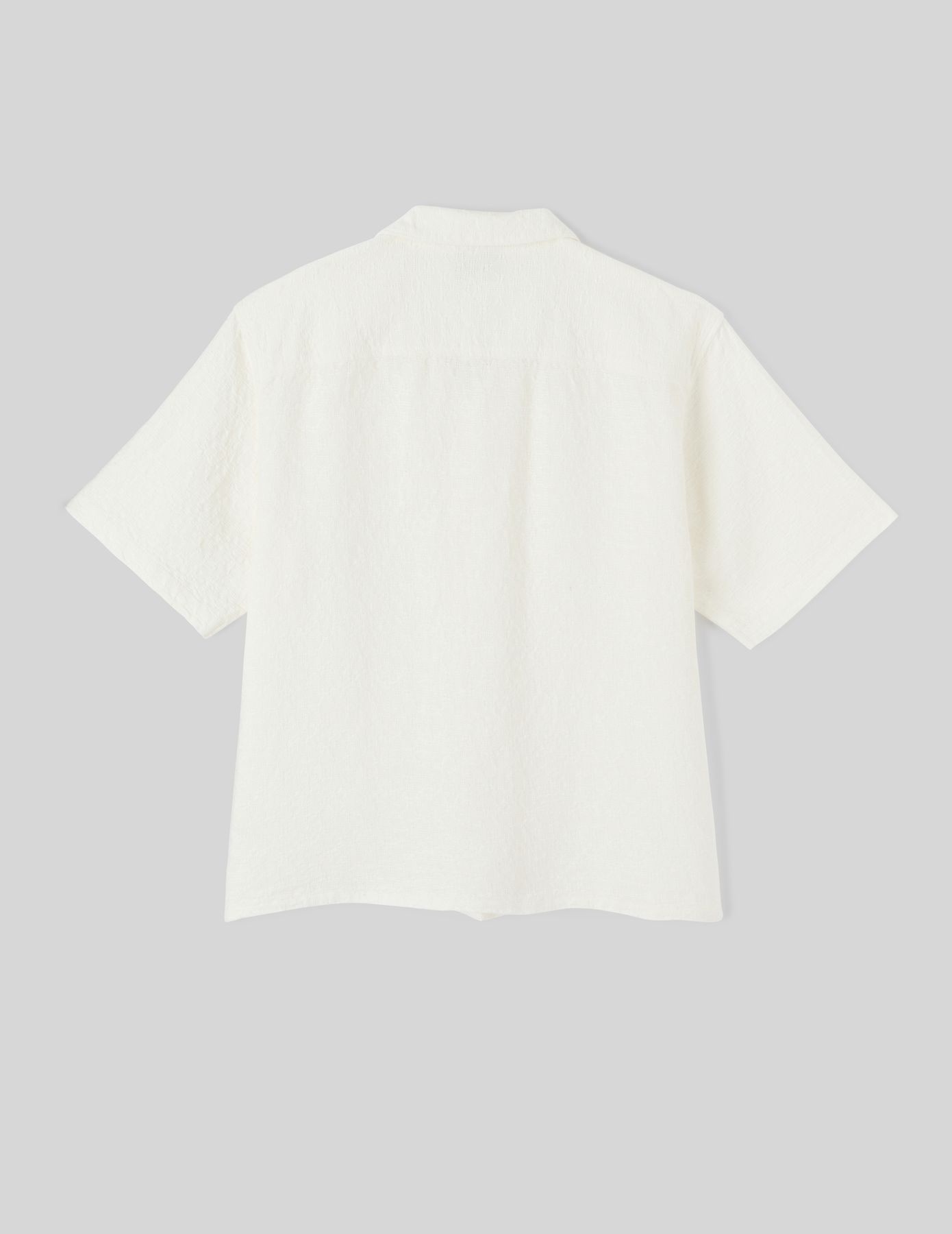 Chemise manches courtes jacquard