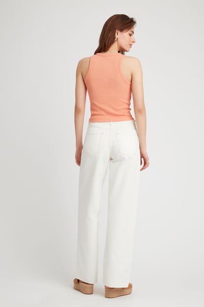 Jean wide leg taille standard