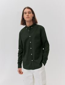 Chemise unie ajustée
