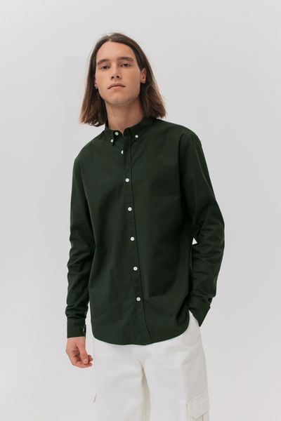 Chemise unie ajustée