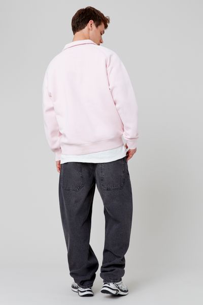 Sweat col polo zippé