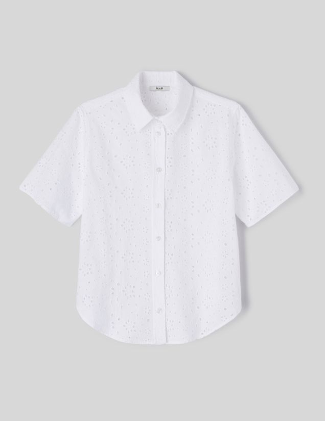 Chemisette broderie anglaise