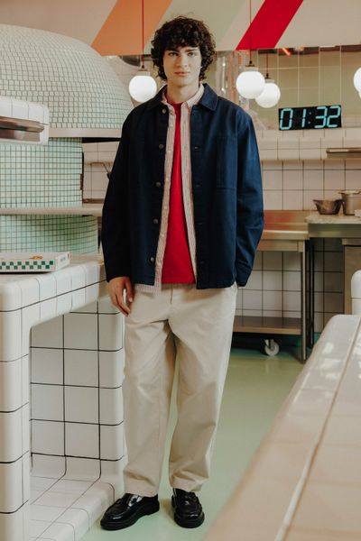 Pantalon en twill ample