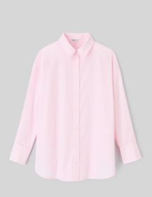 Chemise en popeline rayée