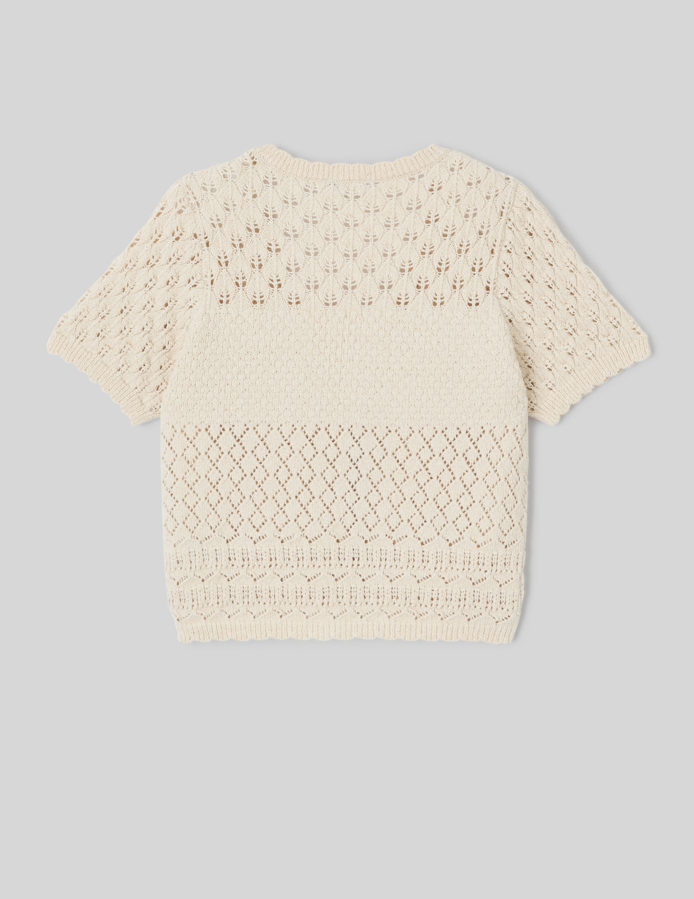 Gilet court en crochet