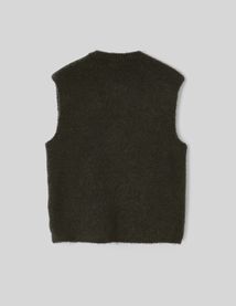 Gilet sans manche &agrave; n&oelig;uds