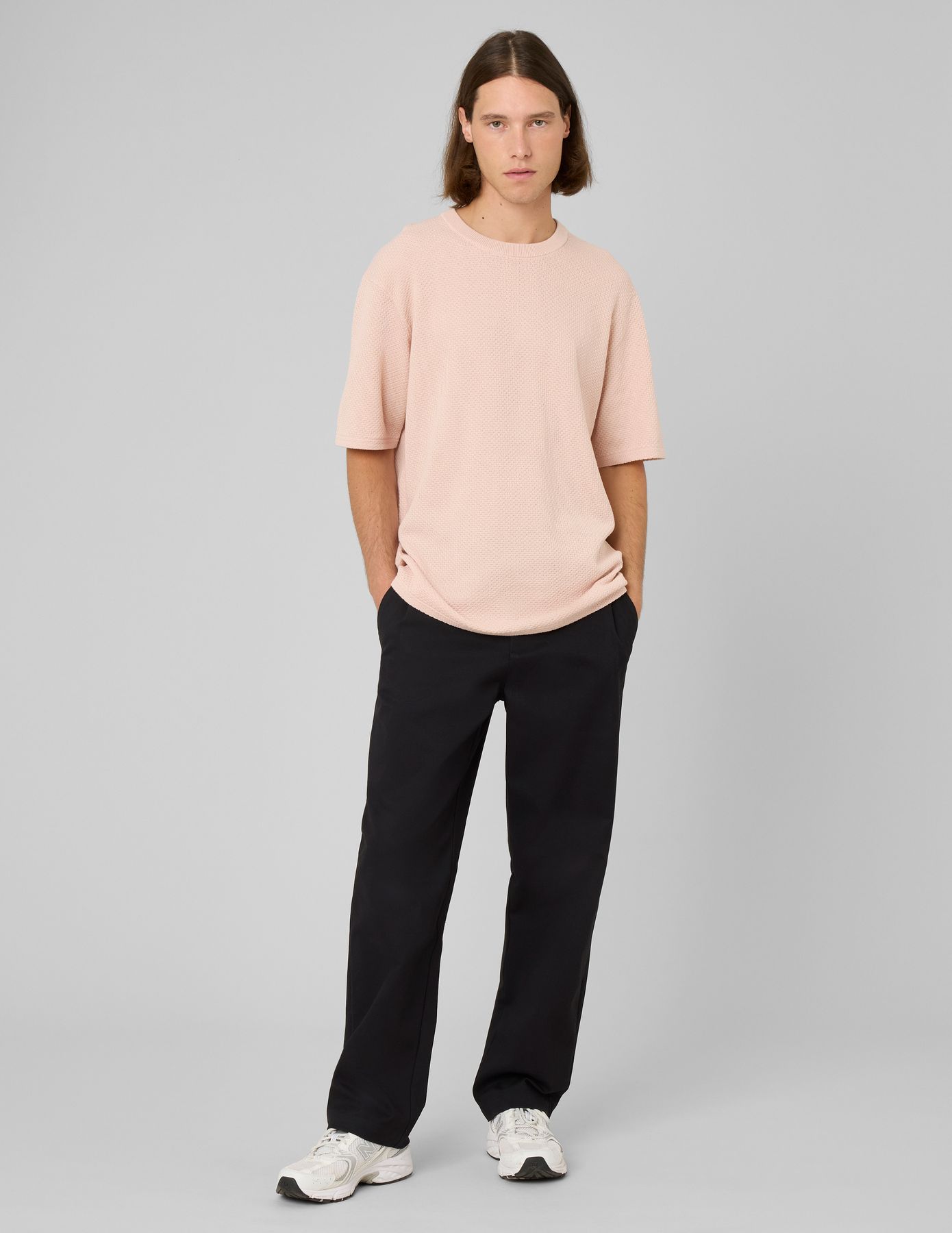 Pantalon chino &agrave; pinces