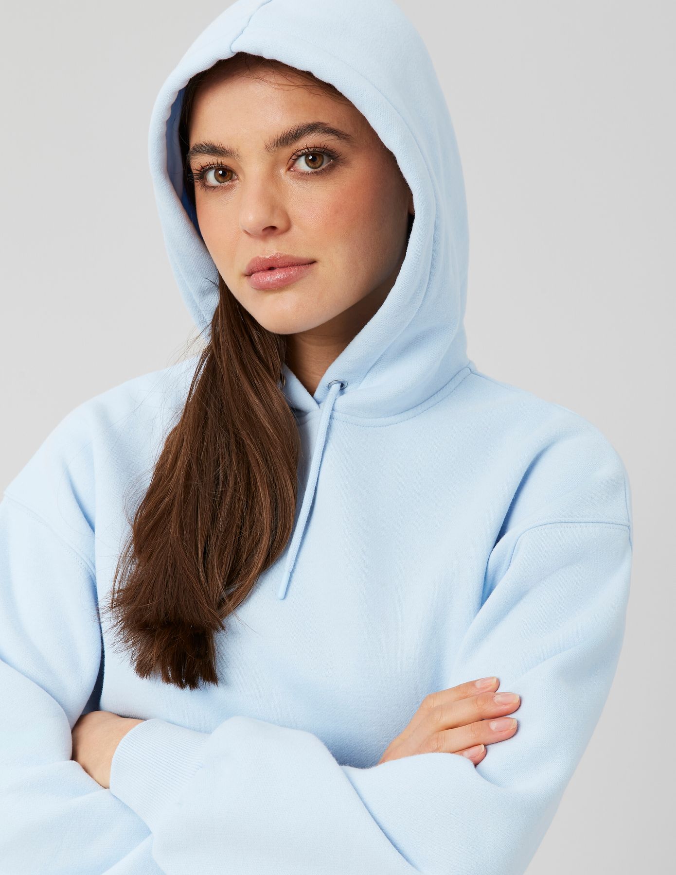 Sweat uni &agrave; capuche