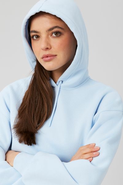 Sweat uni &agrave; capuche