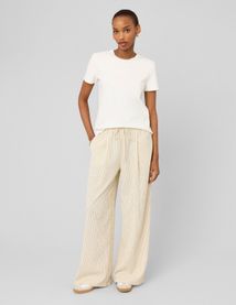 Pantalon fluide ray&eacute;