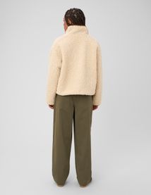 Veste en sherpa r&eacute;versible