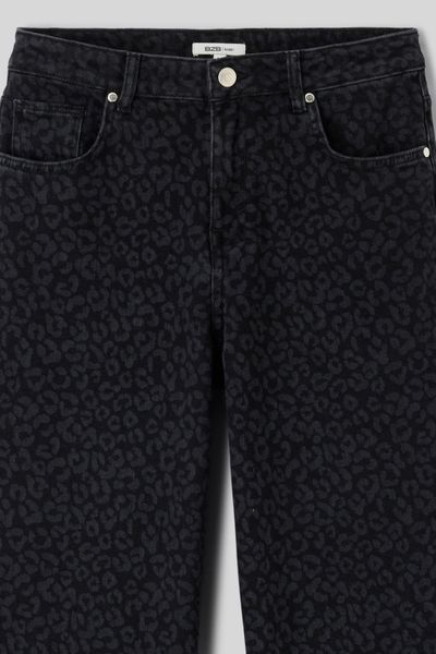 Jean baggy l&eacute;opard