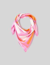 Foulard satin imprimé